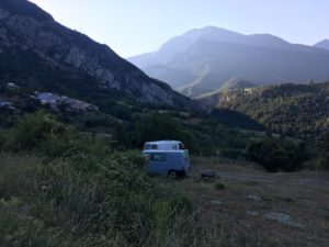 Camping sauvage à Eygliers