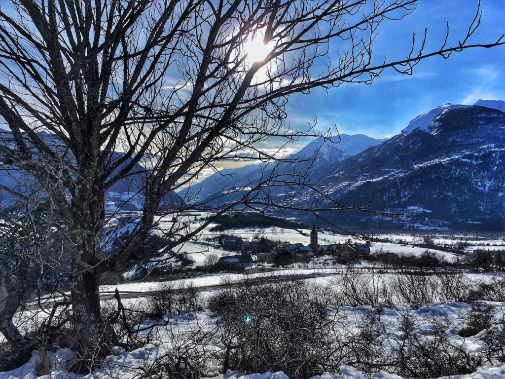 Eygliers sous la neige