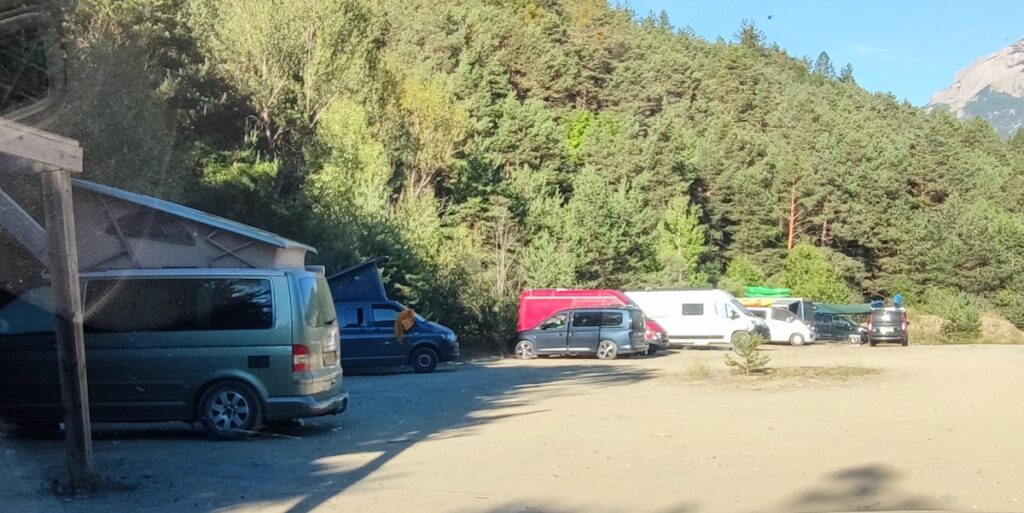 Camping sauvage au Simoust