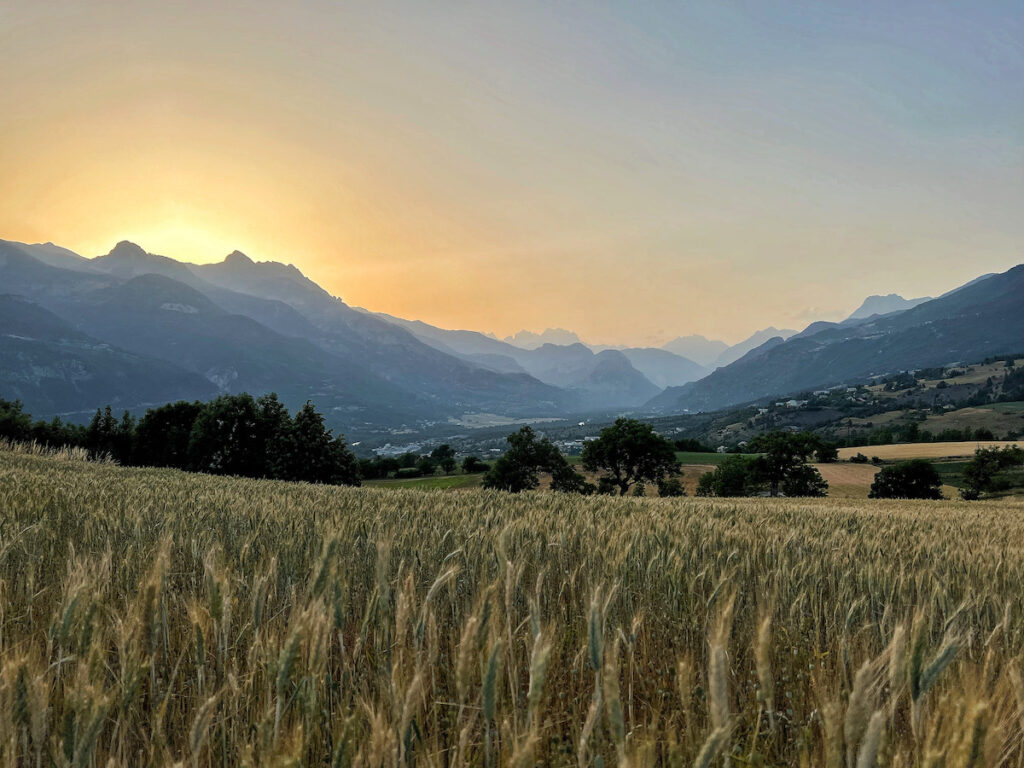 Vallée de la Durance vue depuis Eygliers