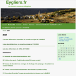 Site web Eygliers