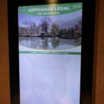 panneau tactile mairie Eygliers