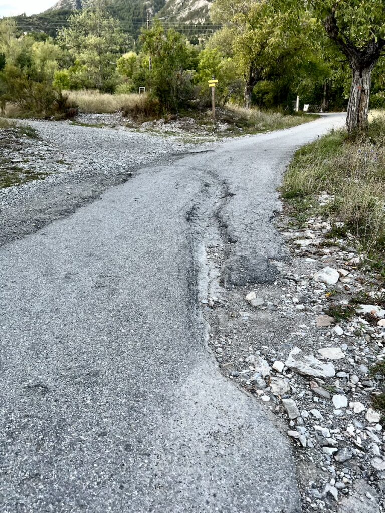 Route du Simoust à Eygliers